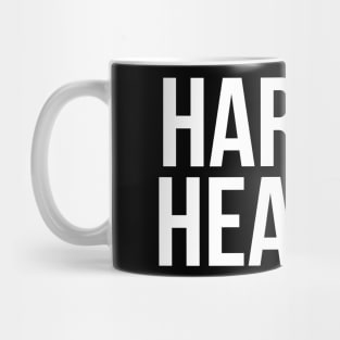 Hard of Hearing (White Text) Mug